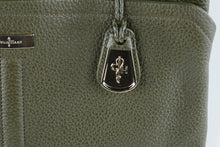 Load image into Gallery viewer, Cole Haan Pebbled Leather Tote Bag Olive Green Shoulder Handbag