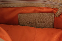 Load image into Gallery viewer, Cole Haan Pebbled Leather Tote Bag Beige Shoulder Handbag Gold Tone Hardware