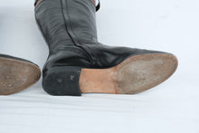Load image into Gallery viewer, Cole Haan Womens Tall Riding Boots Black Brown Leather Size 8B
