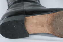 Load image into Gallery viewer, Cole Haan Womens Tall Riding Boots Black Brown Leather Size 8B