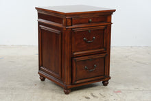 Load image into Gallery viewer, Collins 3-Drawer Cherry Wood Locking File Cabinet with Keys