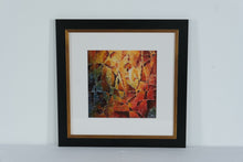 Load image into Gallery viewer, Framed Abstract Art Print Vibrant Textured Color Composition Modern Wall Decor