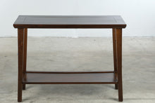 Load image into Gallery viewer, Mission Style Solid Wood Console Table with Lower Shelf