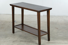 Load image into Gallery viewer, Mission Style Solid Wood Console Table with Lower Shelf