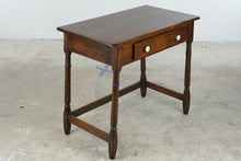 Load image into Gallery viewer, Early American Style Solid Wood One Drawer Writing Table or Side Table