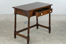 Load image into Gallery viewer, Early American Style Solid Wood One Drawer Writing Table or Side Table