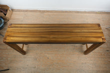 Load image into Gallery viewer, Ashley Torjin Counter Height Console Table in Distressed Brown and Gunmetal
