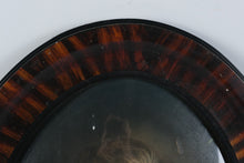 Load image into Gallery viewer, Antique Oval Convex Bubble Glass Hand Tinted Woman Portrait 25 Inch