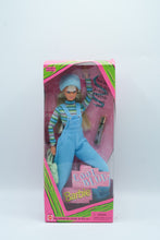 Load image into Gallery viewer, Cool Blue Barbie Doll, Mattel Hair Color Play Set, 1990s Fashion Barbie, Original Box
