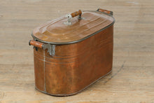 Load image into Gallery viewer, Large Antique Copper Boiler with Lid
