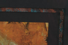 Load image into Gallery viewer, Deck The Walls Copper Leaves I Framed Abstract Botanical Print Brown Black 26x26