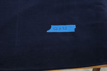 Load image into Gallery viewer, Wood Futon Sofa Bed with Navy Upholstery