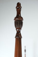 Load image into Gallery viewer, Council Craftsman Queen-Size Mahogany Poster Bed with Hand-Carved Wheat Motif