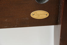 Load image into Gallery viewer, Council Craftsman Queen-Size Mahogany Poster Bed with Hand-Carved Wheat Motif