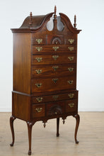 Load image into Gallery viewer, Philadelphia Style Mahogany Tallboy Dresser by Councill Craftsmen