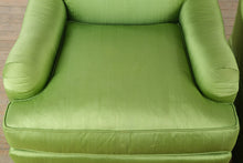 Load image into Gallery viewer, Pair of Councill Craftsmen Green Upholstered Lounge Chairs