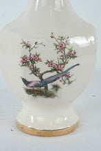 Load image into Gallery viewer, Vintage Asian Style Crackle Glaze Porcelain Vase Bird Cherry Blossom 17 Inch