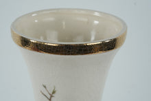 Load image into Gallery viewer, Vintage Asian Style Crackle Glaze Porcelain Vase Bird Cherry Blossom 17 Inch