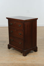 Load image into Gallery viewer, Craftique Colonial Solid Mahogany Three-Drawer Nightstand