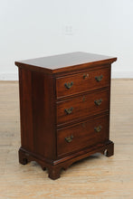 Load image into Gallery viewer, Craftique Colonial Solid Mahogany Three-Drawer Nightstand