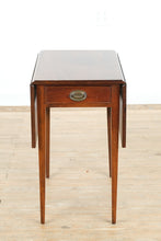 Load image into Gallery viewer, Craftique Solid Mahogany Pembroke Side Table with Drop Leaves