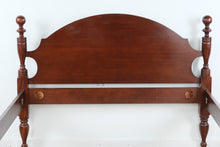 Load image into Gallery viewer, Craftique Solid Mahogany Queen Cannonball Bed Mellow Wood Finish