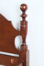 Load image into Gallery viewer, Craftique Solid Mahogany Queen Cannonball Bed Mellow Wood Finish