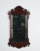 Load image into Gallery viewer, Craftique Mahogany Chippendale-Style Wall Mirror – 47" Tall