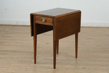 Load image into Gallery viewer, Craftique Heirloom Mahogany Pembroke Side Table – MEL Finish, Drop Leaves