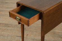 Load image into Gallery viewer, Craftique Heirloom Mahogany Pembroke Side Table – MEL Finish, Drop Leaves