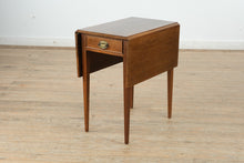 Load image into Gallery viewer, Craftique Heirloom Mahogany Pembroke Side Table – MEL Finish, Drop Leaves