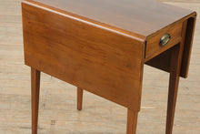 Load image into Gallery viewer, Craftique Heirloom Mahogany Pembroke Side Table – MEL Finish, Drop Leaves