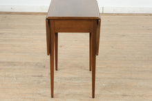 Load image into Gallery viewer, Craftique Heirloom Mahogany Pembroke Side Table – MEL Finish, Drop Leaves