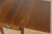 Load image into Gallery viewer, Craftique Heirloom Mahogany Pembroke Side Table – MEL Finish, Drop Leaves