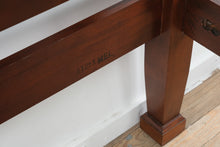 Load image into Gallery viewer, Craftique Solid Mahogany Twin Poster Bed with Rice Carved Posts