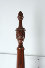 Load image into Gallery viewer, Craftique Solid Mahogany Twin Poster Bed with Rice Carved Posts