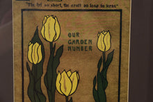 Load image into Gallery viewer, Stickley The Craftsman Tulips Mission Style Art – Quartersawn Oak Frame