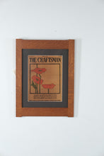 Load image into Gallery viewer, Stickley The Craftsman Poppies Mission Style Art – Quartersawn Oak Frame