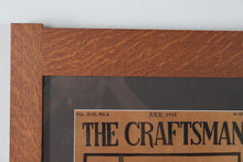 Load image into Gallery viewer, Stickley The Craftsman Poppies Mission Style Art – Quartersawn Oak Frame