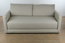 Load image into Gallery viewer, Crate and Barrel Gather Apartment Sofa in Beige Textured Upholstery