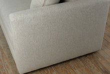 Load image into Gallery viewer, Crate and Barrel Gather Apartment Sofa in Beige Textured Upholstery