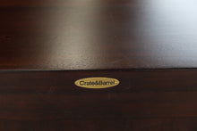 Load image into Gallery viewer, Crate & Barrel Solid Cherry Rounded-End Sideboard with Open Shelf Interior