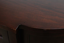 Load image into Gallery viewer, Crate & Barrel Solid Cherry Rounded-End Sideboard with Open Shelf Interior