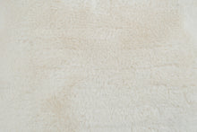 Load image into Gallery viewer, Ivory Cream Faux Fur Throw Pillow 19 x 19 Soft Plush Decorative Accent Cushion