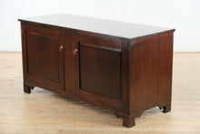 Load image into Gallery viewer, Solid Wood Credenza with Locking Cabinet & Divided Interior – 60" Wide