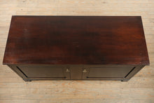 Load image into Gallery viewer, Solid Wood Credenza with Locking Cabinet & Divided Interior – 60" Wide