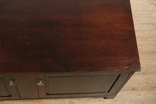 Load image into Gallery viewer, Solid Wood Credenza with Locking Cabinet & Divided Interior – 60" Wide