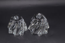 Load image into Gallery viewer, Baccarat Oreste Crystal Candle Holders Pair Signed France