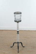 Load image into Gallery viewer, Italian Rococo Revival Style Silver Plate & Crystal Champagne Cooler on Stand by William Adams for Towle, Circa 1980