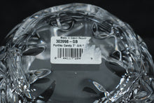 Load image into Gallery viewer, Vintage Bohemia Crystal Covered Candy Dish Portico Pattern Czech Republic 7 Inch